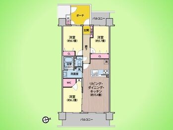 apartment 東京都町田市森野１丁目31-10　渋谷グリーンテラスⅡ1F