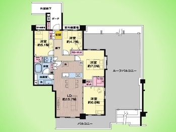 apartment 東京都町田市森野１丁目31-10　渋谷グリーンテラスⅡ1F
