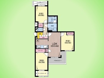 apartment 東京都町田市森野１丁目31-10　渋谷グリーンテラスⅡ1F