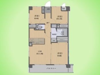 apartment 東京都町田市森野１丁目31-10　渋谷グリーンテラスⅡ1F