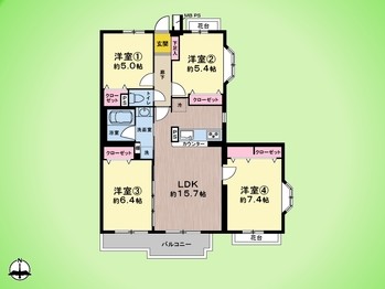 apartment 東京都町田市森野１丁目31-10　渋谷グリーンテラスⅡ1F