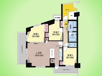 apartment 東京都町田市森野１丁目31-10　渋谷グリーンテラスⅡ1F