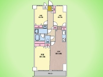 apartment 東京都町田市森野１丁目31-10　渋谷グリーンテラスⅡ1F