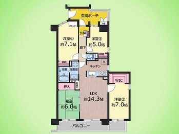 apartment 東京都町田市森野１丁目31-10　渋谷グリーンテラスⅡ1F