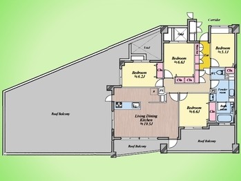 apartment 東京都町田市森野１丁目31-10　渋谷グリーンテラスⅡ1F