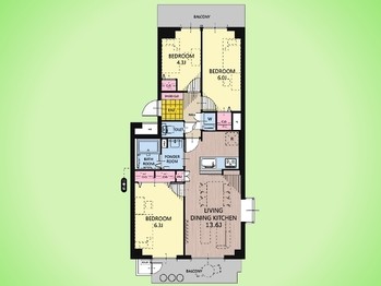 apartment 東京都町田市森野１丁目31-10　渋谷グリーンテラスⅡ1F