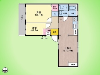 apartment 東京都町田市森野１丁目31-10　渋谷グリーンテラスⅡ1F