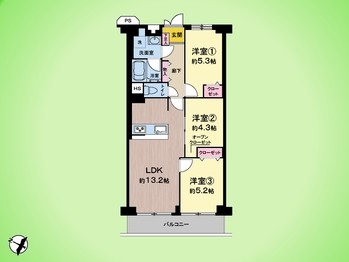 apartment 東京都町田市森野１丁目31-10　渋谷グリーンテラスⅡ1F