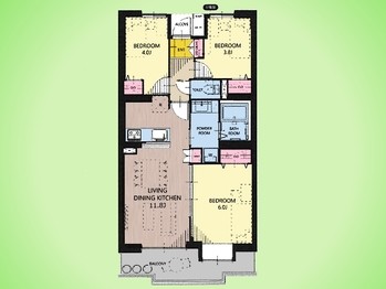 apartment 東京都町田市森野１丁目31-10　渋谷グリーンテラスⅡ1F