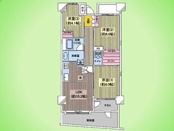 apartment 東京都町田市森野１丁目31-10　渋谷グリーンテラスⅡ1F