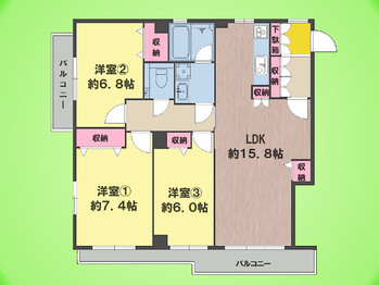 apartment 東京都町田市森野１丁目31-10　渋谷グリーンテラスⅡ1F