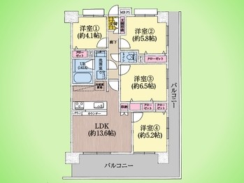 apartment 東京都町田市森野１丁目31-10　渋谷グリーンテラスⅡ1F