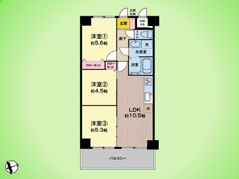 apartment 東京都町田市森野１丁目31-10　渋谷グリーンテラスⅡ1F