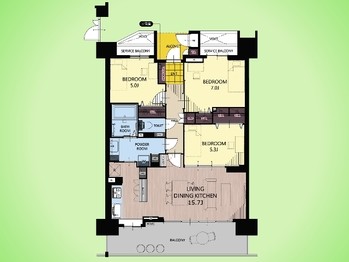 apartment 東京都町田市森野１丁目31-10　渋谷グリーンテラスⅡ1F