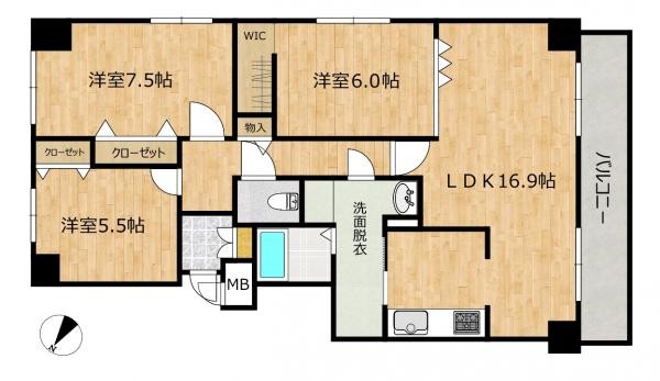 apartment 北海道札幌市白石区北郷一条１丁目5番13号