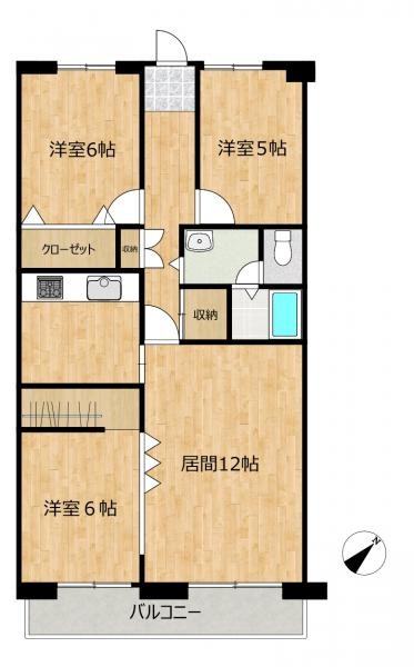 apartment 北海道札幌市白石区北郷一条１丁目5番13号