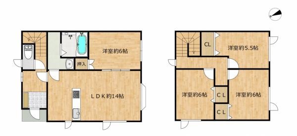 detached 北海道札幌市白石区北郷一条１丁目5番13号