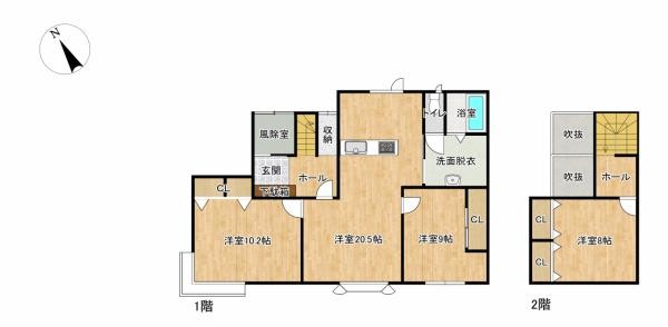 detached 北海道岩見沢市南町八条２丁目2番12号　小田ﾋﾞﾙ1F