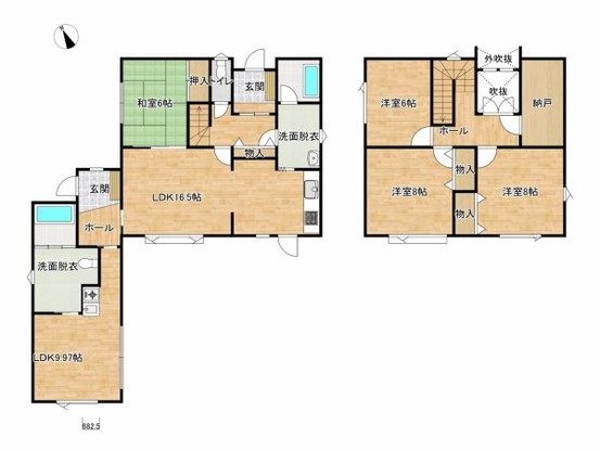detached 北海道岩見沢市南町八条２丁目2番12号　小田ﾋﾞﾙ1F