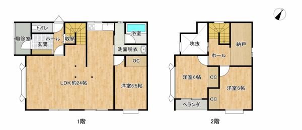 detached 北海道岩見沢市南町八条２丁目2番12号　小田ﾋﾞﾙ1F