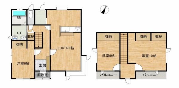 detached 北海道函館市美原５丁目18-19　ブレッシングハウス1階