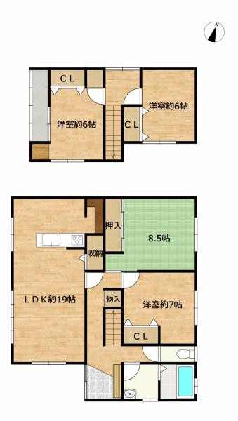 detached 青森県八戸市城下１丁目14-4　地代所ビル　1-C号室