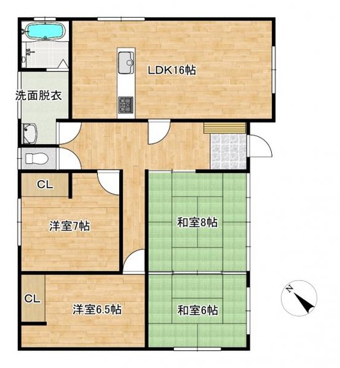 detached 青森県八戸市城下１丁目14-4　地代所ビル　1-C号室