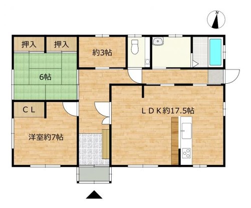 detached 青森県八戸市城下１丁目14-4　地代所ビル　1-C号室