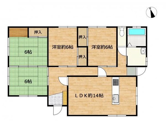detached 青森県八戸市城下１丁目14-4　地代所ビル　1-C号室