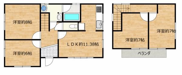 detached 岩手県盛岡市津志田中央２丁目17-1