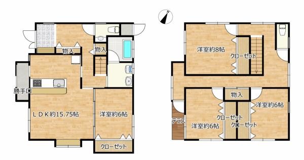 detached 秋田県潟上市天王字北野
地図を見る