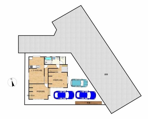 detached 山形県山形市鉄砲町３丁目3-11　フェアリーテール　2-E