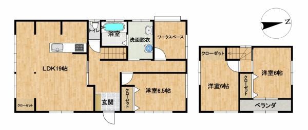 detached 山形県山形市鉄砲町３丁目3-11　フェアリーテール　2-E