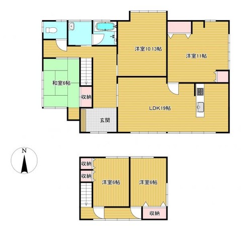 detached 山形県山形市鉄砲町３丁目3-11　フェアリーテール　2-E