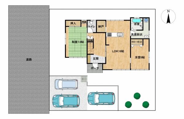 detached 山形県山形市鉄砲町３丁目3-11　フェアリーテール　2-E