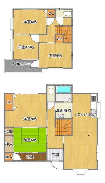 detached 福島県福島市野田町７丁目１２－３８野田プラザ２号室