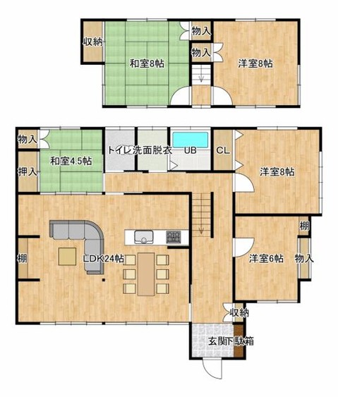 detached 福島県福島市野田町７丁目１２－３８野田プラザ２号室