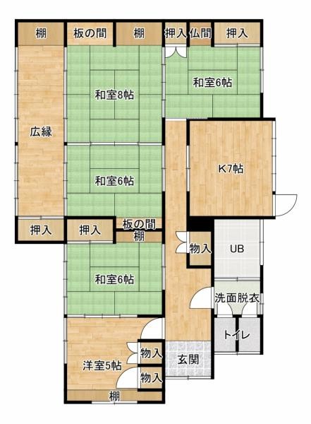 detached 福島県福島市野田町７丁目１２－３８野田プラザ２号室