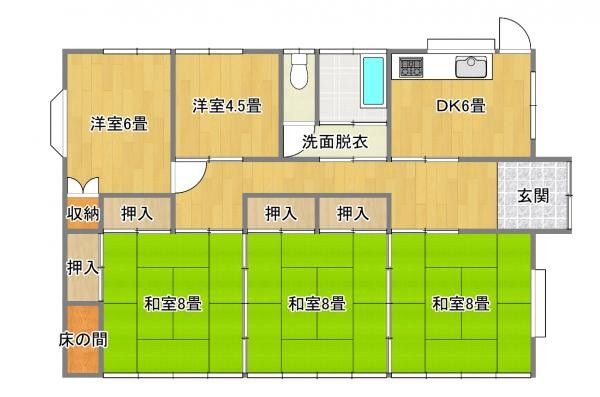 detached 福島県福島市野田町７丁目１２－３８野田プラザ２号室