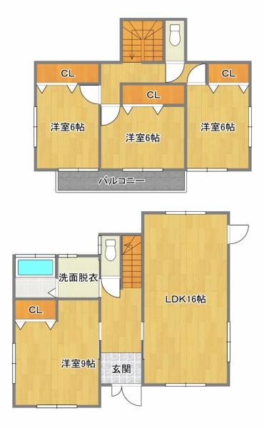 detached 福島県福島市野田町７丁目１２－３８野田プラザ２号室