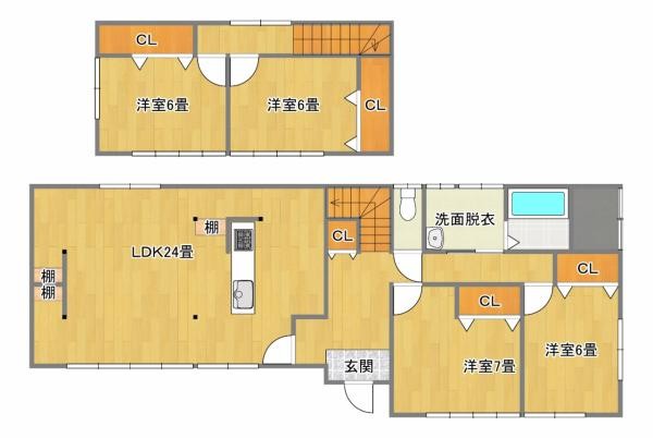 detached 福島県いわき市平字作町一丁目8番地の1　作町1丁目　ニュー大室屋ビル　２階