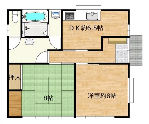 detached 福島県会津若松市町北町大字上荒久田字崖下77-2