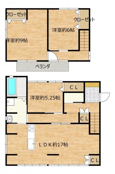 detached 福島県会津若松市町北町大字上荒久田字崖下77-2