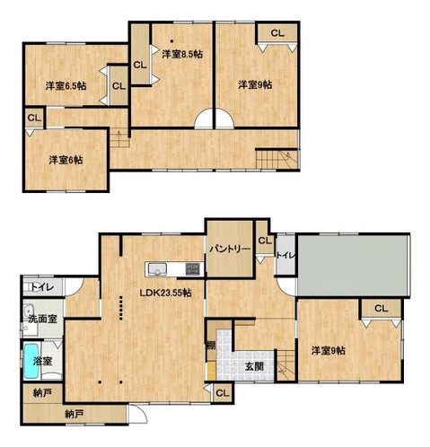 detached 福島県会津若松市町北町大字上荒久田字崖下77-2