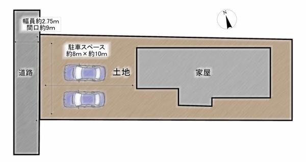 detached 福島県会津若松市町北町大字上荒久田字崖下77-2