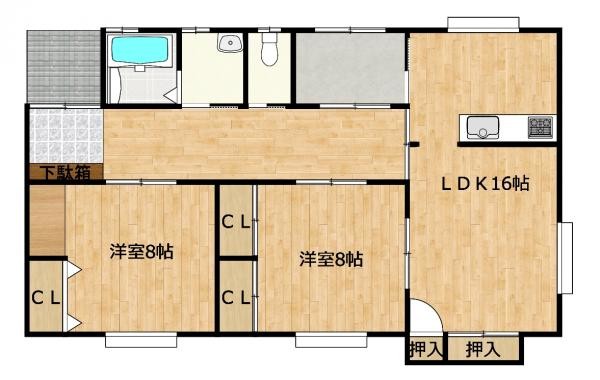 detached 福島県会津若松市町北町大字上荒久田字崖下77-2