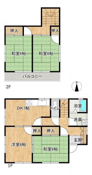 detached 栃木県小山市城北５丁目15-11 峯ビル 1階