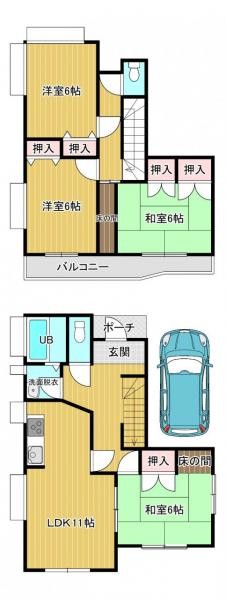 detached 埼玉県越谷市東越谷４丁目28-28