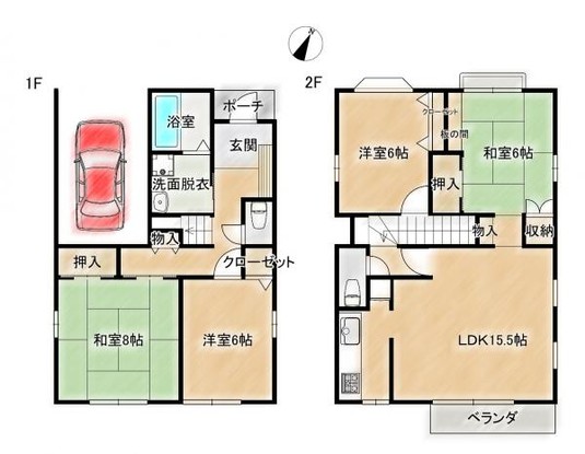 detached 埼玉県北葛飾郡杉戸町大字椿
地図を見る