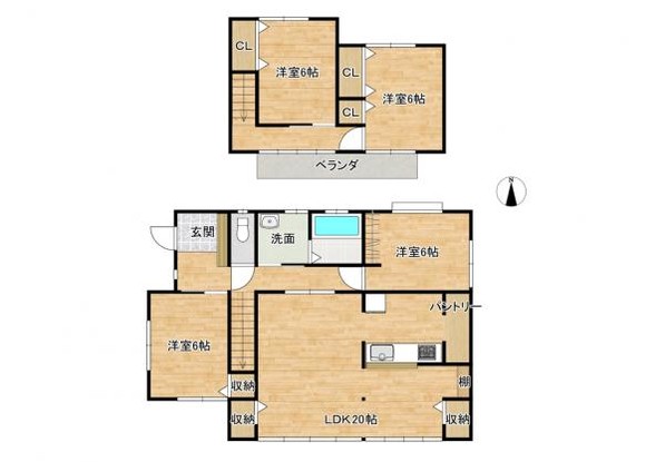 detached 長野県長野市大字大豆島字中島887-1